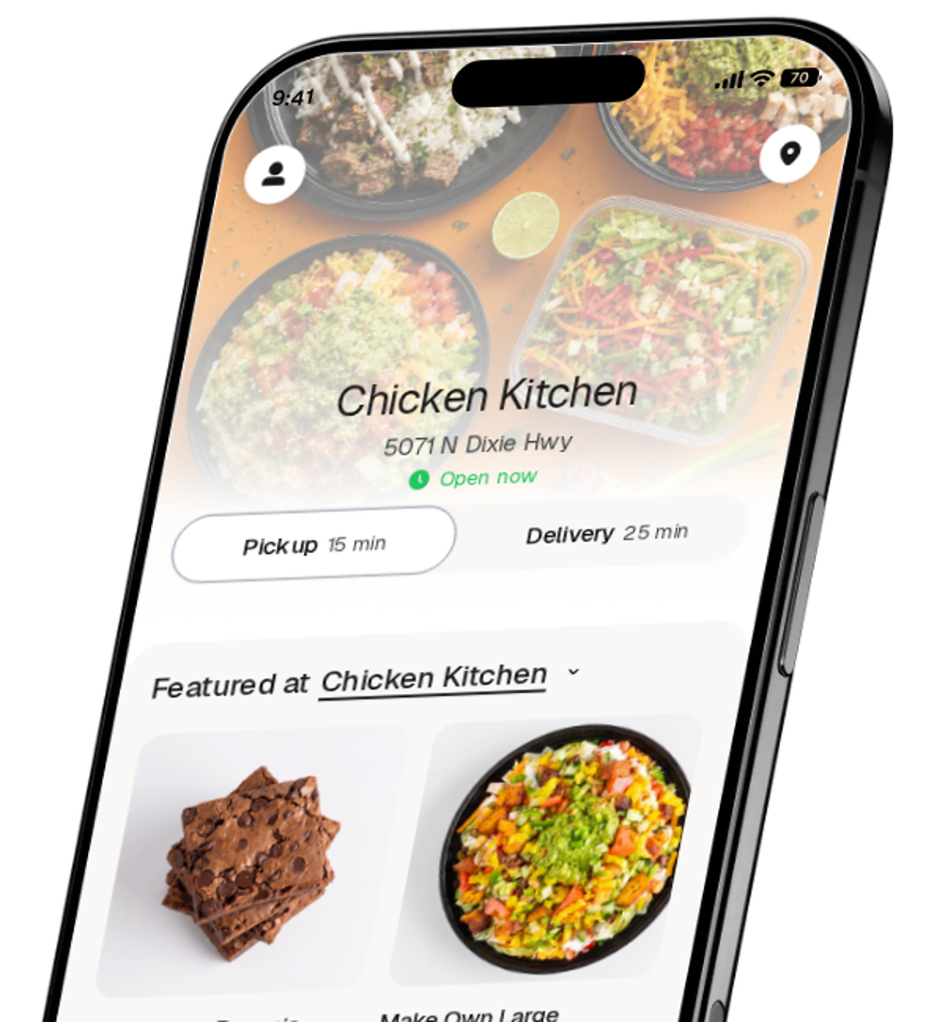 Chicken Kitchen app preview